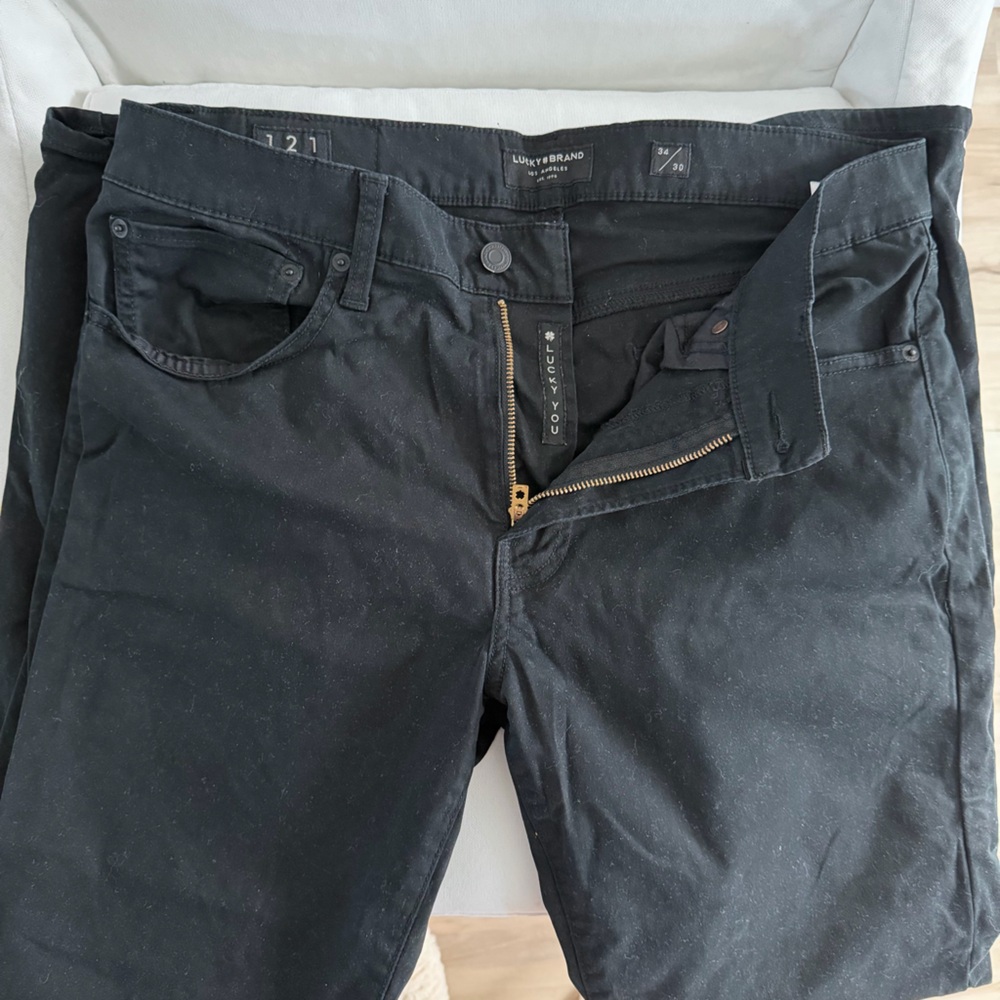 Men's Slim Straight Jeans - Black